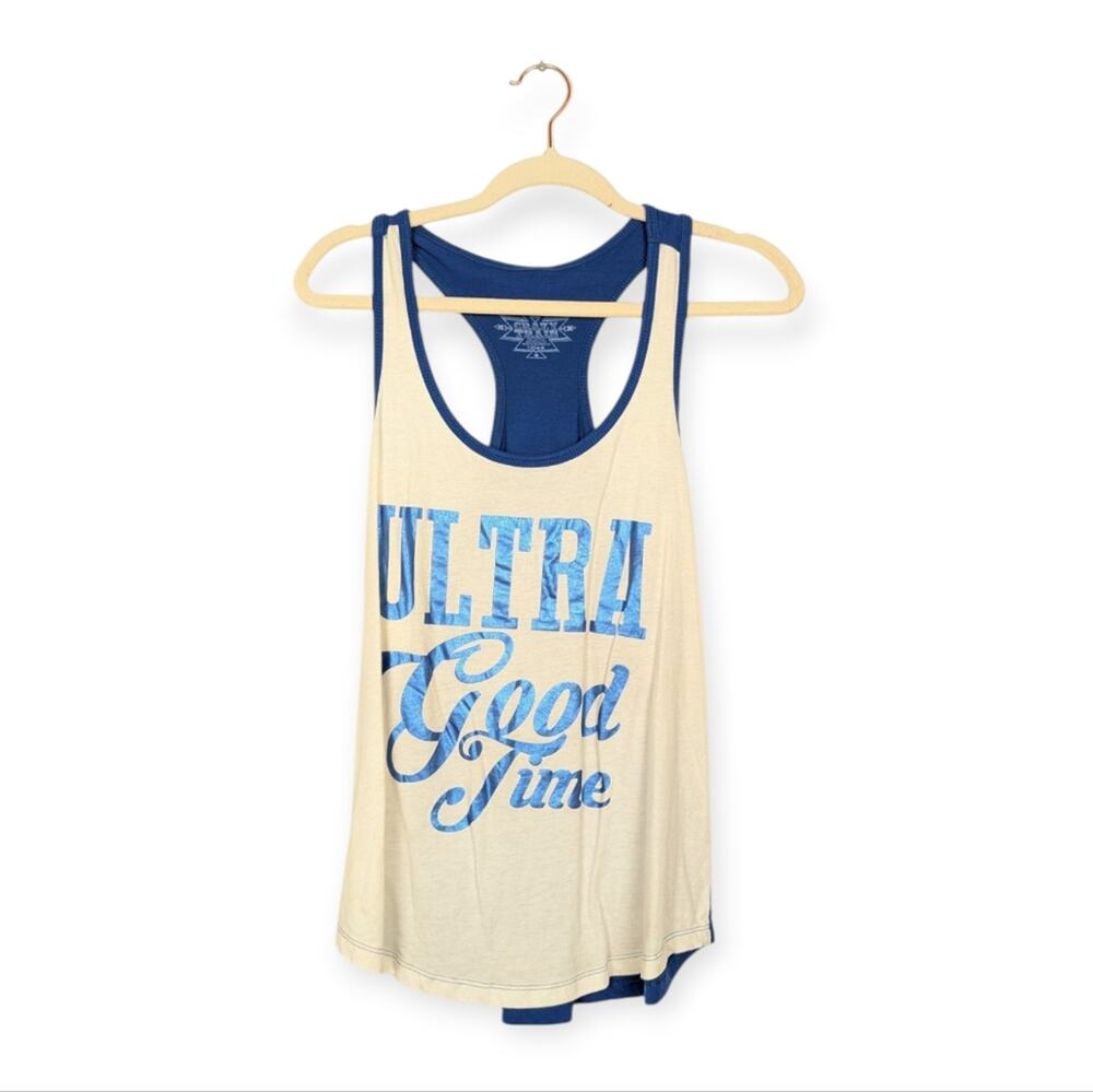 Crazy Train Ultra Good Time Graphic Tank Top Size 2X